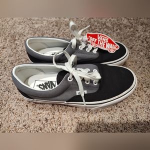 New Vans Era Platform (2-Tone) Low Top Sneakers, M 5.5 W 7  Black and grey